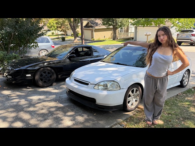 driving both of my project cars across the country for the first time w/ my 2 cats |240sx &Ek (pt 1)