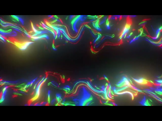 Glowing Neon Rainbow Energy Wave VJ loop