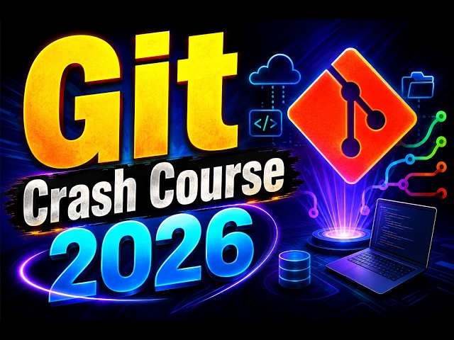 Git Crash Course 2026 🚀 | Complete Git Tutorial for Beginners | Git, GitHub, Branches & Commands