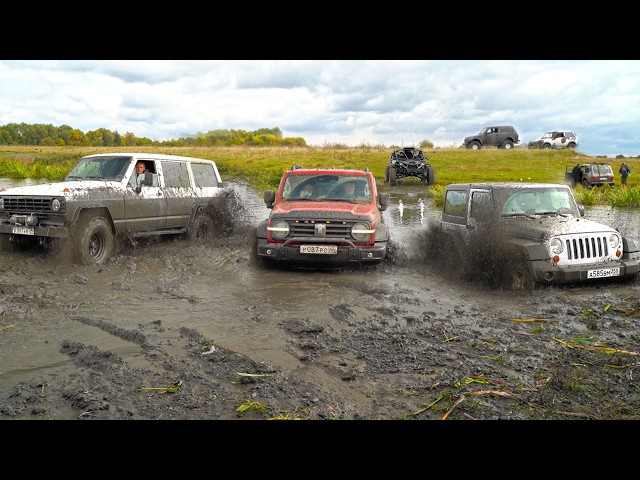 WHO WILL BE THE ONE TO DRIVE: Tank 300 vs. Jeep Rubicon? Not everyone went further! UAZ, Niva, Ni...
