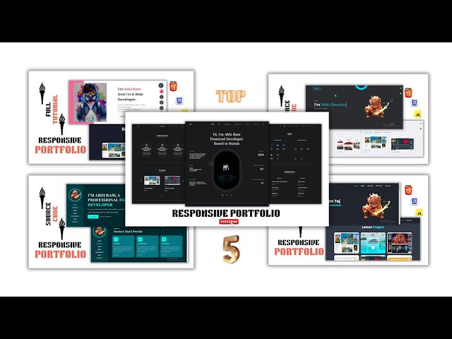 Master Frontend Web Development With 5 Real World Portfolios Using Html CSS JS Beginners to Advanced