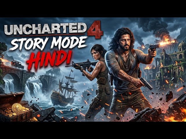 UNCHARTED 4 Story Mode (Hindi) 🎯  - Nathan Drake's Final Adventure Begins! | PS5 Live 🔴 #ps5 #live