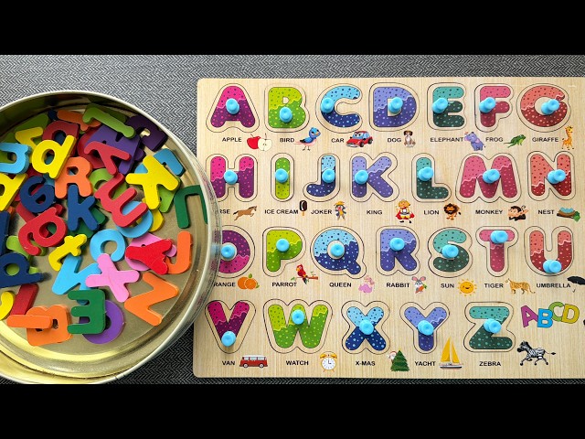 Learn ABC Alphabet using Puzzle Game🧩 | Help Me Find The Alphabets | Preschool Learning #alphabet