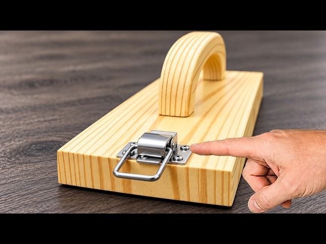 This Crazy Homemade Idea by a 65-Year-Old Carpenter Amazed Most Professors! DIY Woodworking Tool