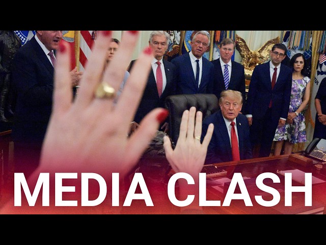IN FULL: Trump spars with reporters following major White House media shake-up
