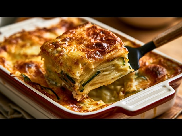 Potatoes and zucchini are better than meat! Easy and cheap dinner!