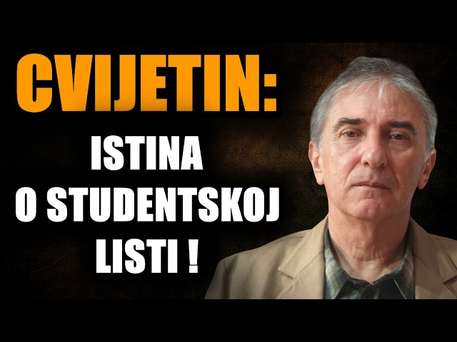 Cvijetin Milivojević otkrio istinu: Evo kakvi su ljudi na Studentskoj listi - oni će da vode državu