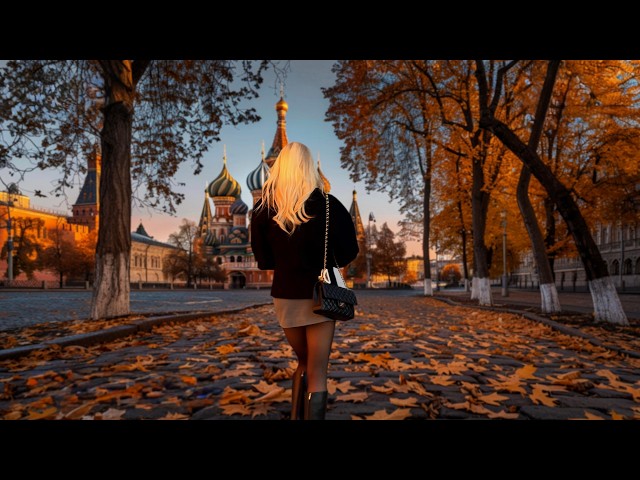 Moscow in FALL COLORS 🍁 Walking the Real Russia | 4K HDR