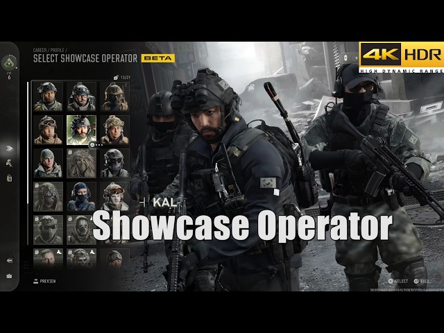 Call of Duty Modern Warfare 4 Showcase Operator Gameplay (Create a Class)