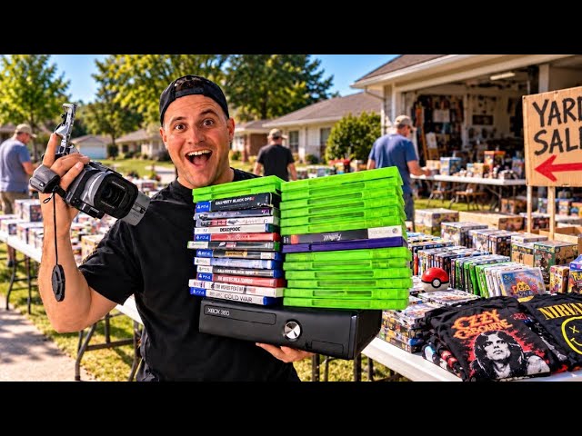 Video Games In Plain Sight at This Yard Sale. How Did Nobody Else Buy This… 
