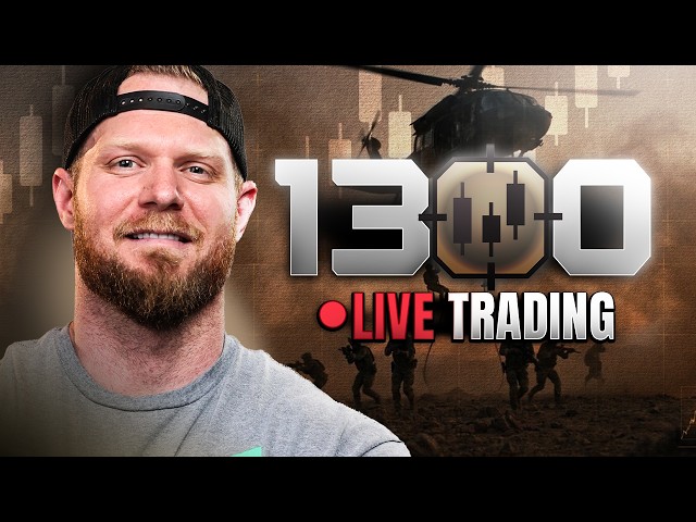 Live Trading Futures - 1300 With Logan  - Monday