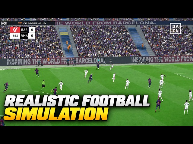 Barcelona vs Real Madrid | REALISTIC FOOTBALL SIMULATION