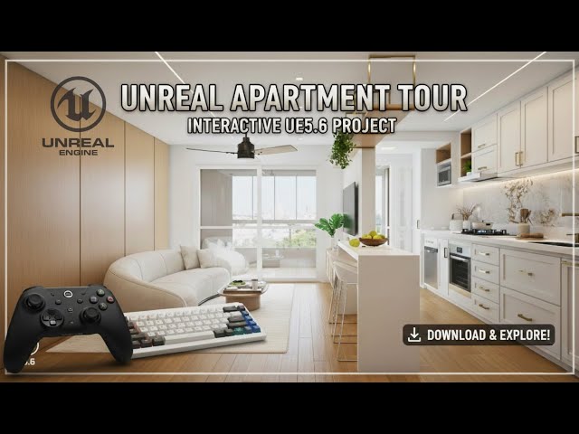 Free Virtual Tour: Interactive Apartment in Unreal Engine 5.6