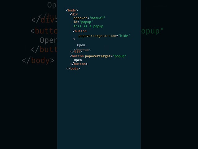 HTML Popover: The Future of Popups