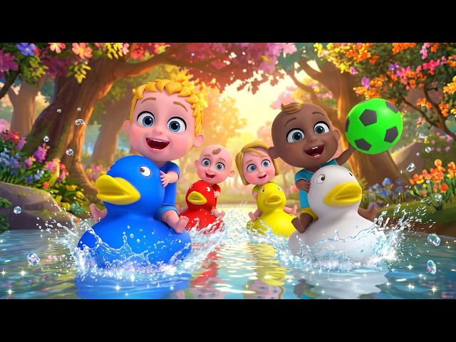 Learn Colors With Five Little Ducks | Color Learning For Kids | Kids Cartoon | ColorPop Kids