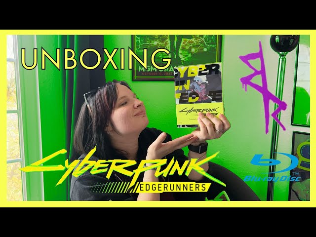 Unboxing the Cyberpunk: Edgerunners Blu-Ray Set!!!