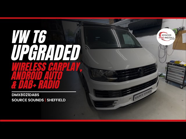 Modern Features Meet This Hard-Working VW T6 Wireless CarPlay KENWOOD DMX8021DABS #vw #carplay