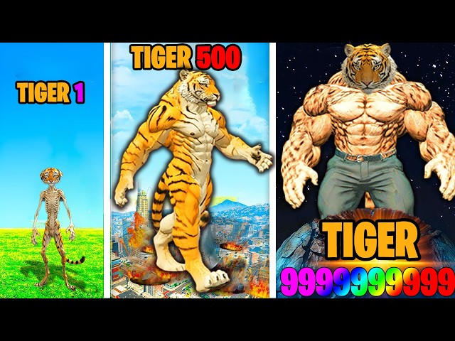 FRANKLIN Growing BIGGEST TIGER in GTA 5!