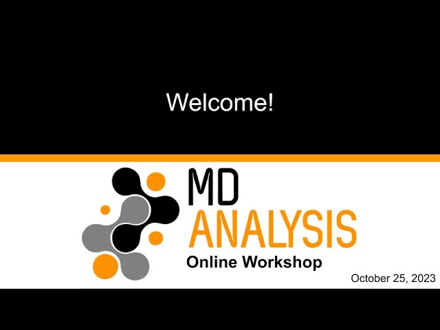 Intro to MDAnalysis Workshop