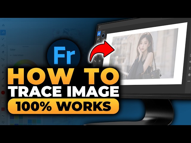 ⁠How To Trace Image in Adobe Fresco (𝟮𝟬𝟮𝟲) | 100% WORKS | NO Yapping, To The Point! | FAST & EASY