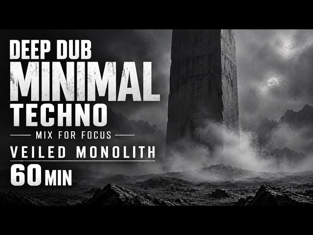 Deep Dub Minimal Techno Mix for Focus | VEILED MONOLITH | 60 Min