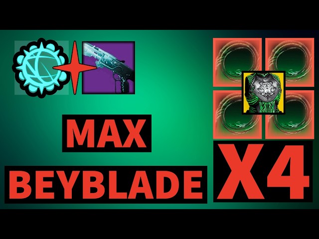 MAX Beyblade DPS | 4 Tangles Do Stack | Grasp Of Avarice Hunter TANGLE Build | Destiny 2