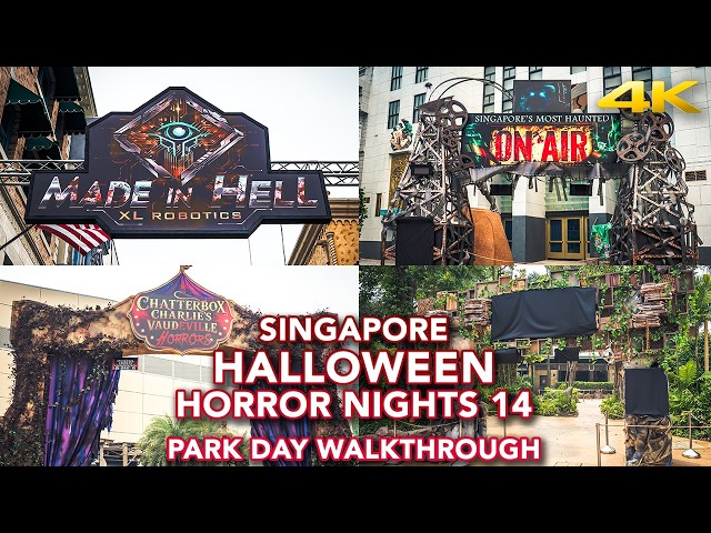 Halloween Horror Nights 14 Day Walkthrough: Haunted Houses, Scare Zones, HHN14 Merch
