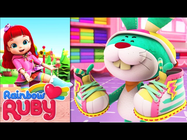 Speed Boost Shoes! | Rainbow Ruby - WildBrain | Full Episodes for Kids