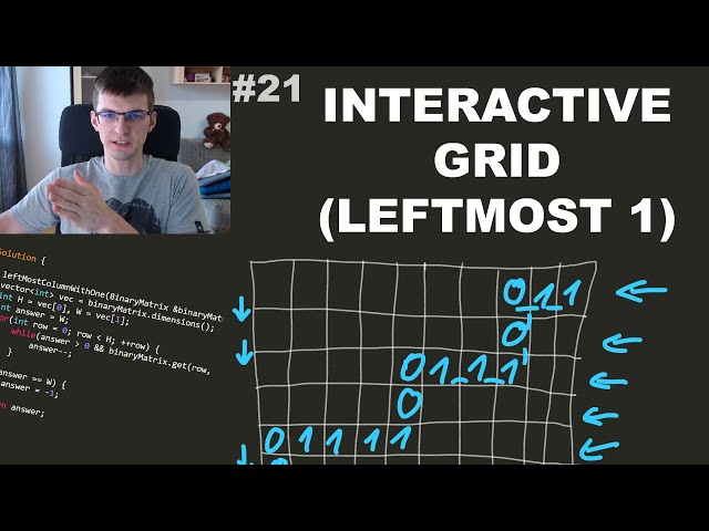 LeetCode Day 21 - Interactive Grid (Leftmost Column with 1)