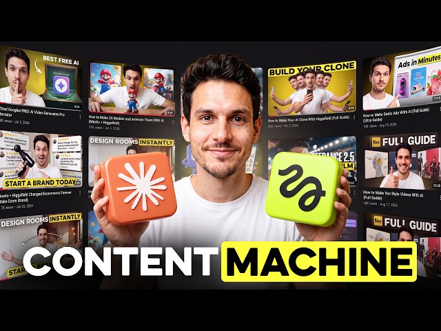 Create 30 Days of Content in Under 30 Minutes Using AI (Claude + Higgsfield)