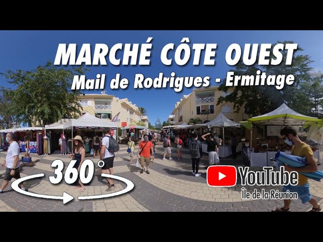 Île de la Réunion / Marché Ermitage / Mail de Rodrigues / Dimanche matin / Côte ouest