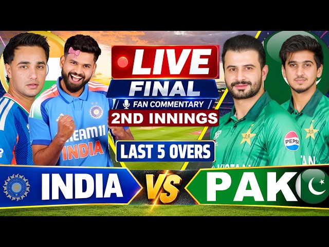 IND Vs PAK LIVE | Score Commentary | Match Analysis | Cricket Gameplay | Zalmi Sports PK  last 3 Ov