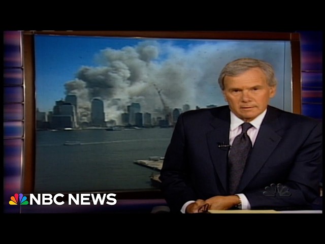 25 years ago, Tom Brokaw anchors 9/11 NBC News Special Report