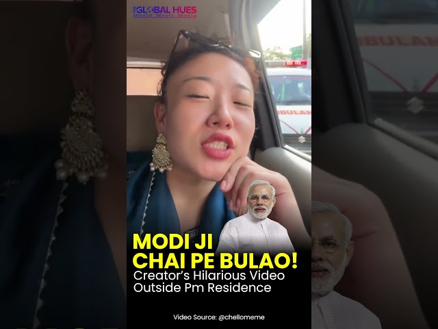 Hilarious Appeal to #PMModi: Creator Asks for #Tea and Snacks Outside #PMHouse #Chello #ViralReels