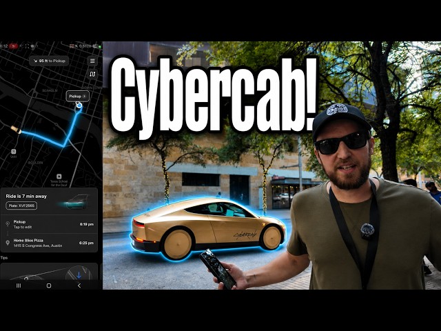 Tesla Cybercab First Drive!