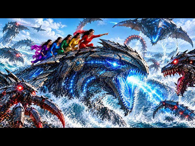 Five Sisters Awakened an Ancient Leviathan to Save Their Village from a Deadly Ocean Threat! 😱🌊
