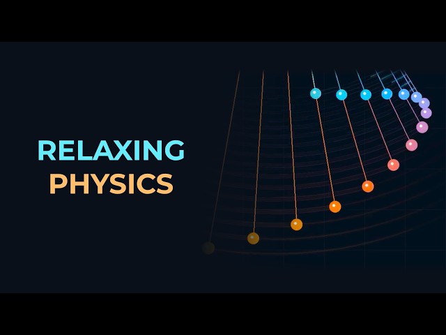 Relaxing Harmonic Physics Simulation | 4-Minute Kinetic ASMR (2K 60fps)