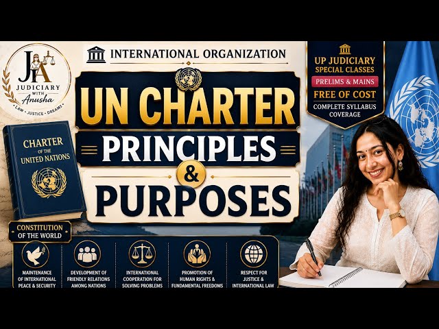 UN Charter: Principles & Purposes | Articles 1 & 2 Explained | International Organization 