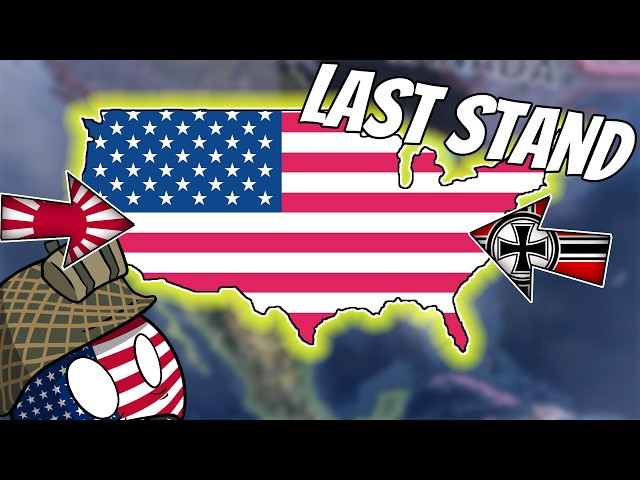What if the USA is the Last Democracy Standing in WW2?