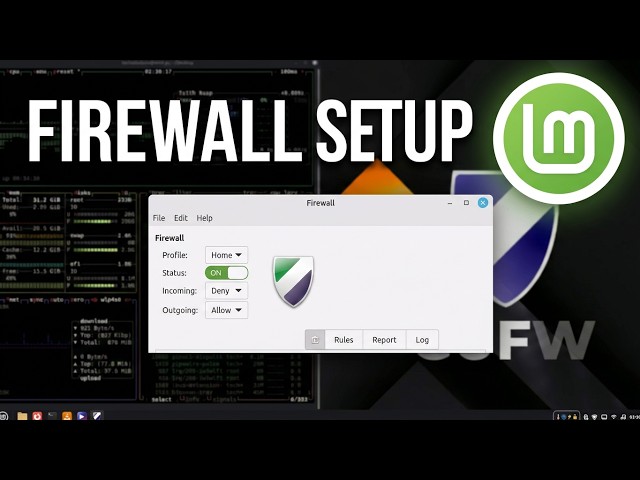 Linux Mint 22.3 Cinnamon Firewall Setup Guide | Secure Your PC with GUFW