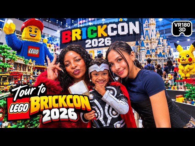 LEGO BrickCon Adventure 3D | Jeepney, Malaysian Food & Trike Ride Back VR180