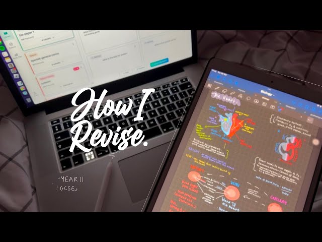 how I revise 📌 (GCSE) : notes, flashcards etc.
