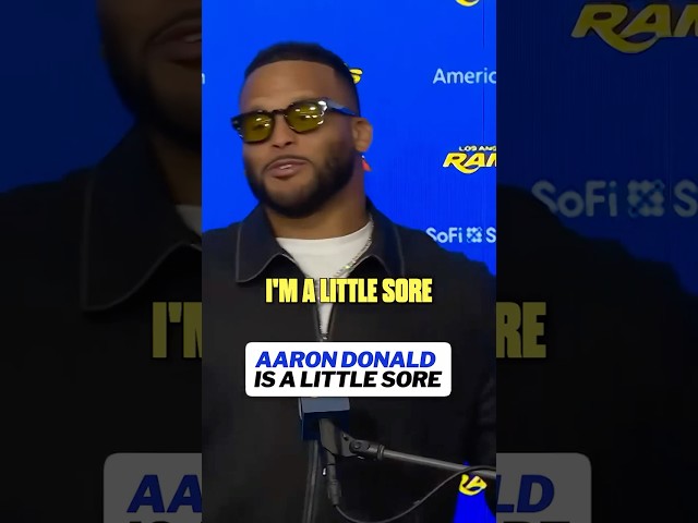 Aaron Donald is back 😤 #rams #nfl