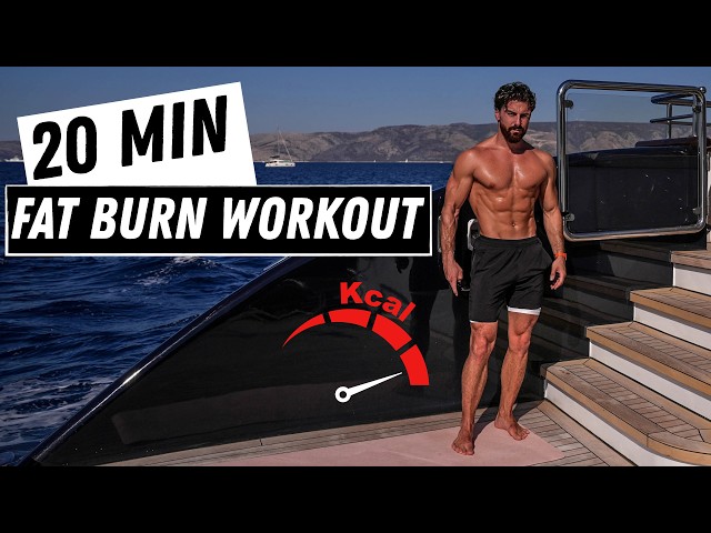 20 Min Everyday FAT BURN Workout | No Equipment & No Repeat | Rowan Row