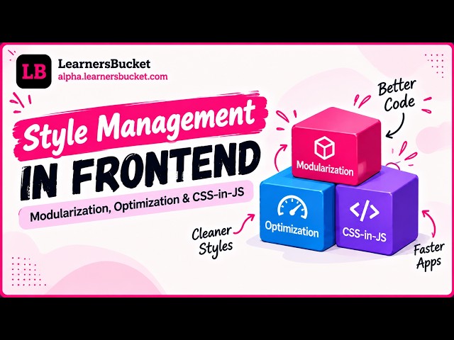 Style management in Frontend #javascript #reactjs #frontendsystemdesign