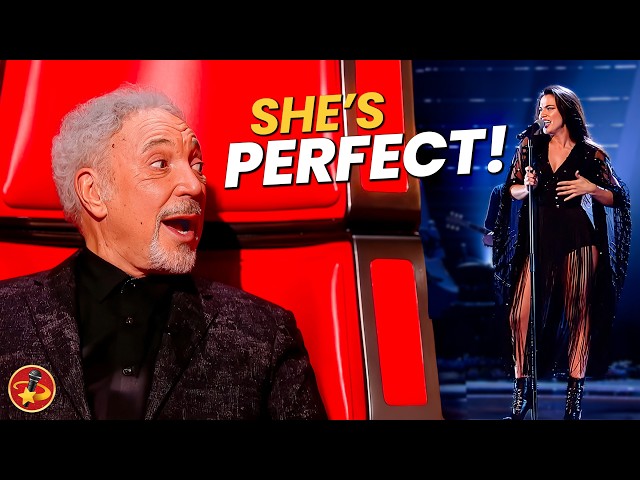 Tom Jones Falls IN LOVE with Beautiful Singer from Wales on The Voice UK!