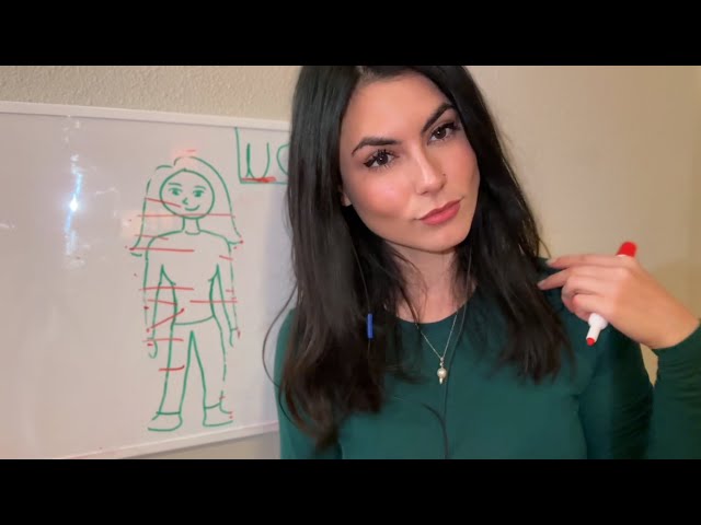 ASMR | Spanish for beginners: The parts of the body (creating sentences, pronunciation, and more) 
