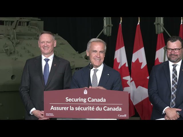 Prime Minister Carney announces partnership with General Dynamics Land Systems-Canada