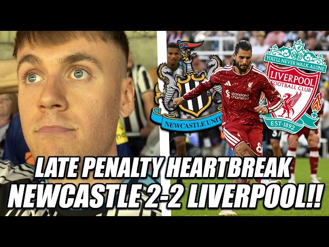 *LATE PENALTY HEARTBREAK* NEWCASTLE 2-2 LIVERPOOL VLOG!! 