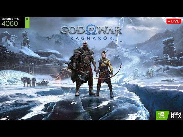 ⚔️ KRATOS RETURNS! God of War Ragnarök Begins LIVE 🔥 #day1